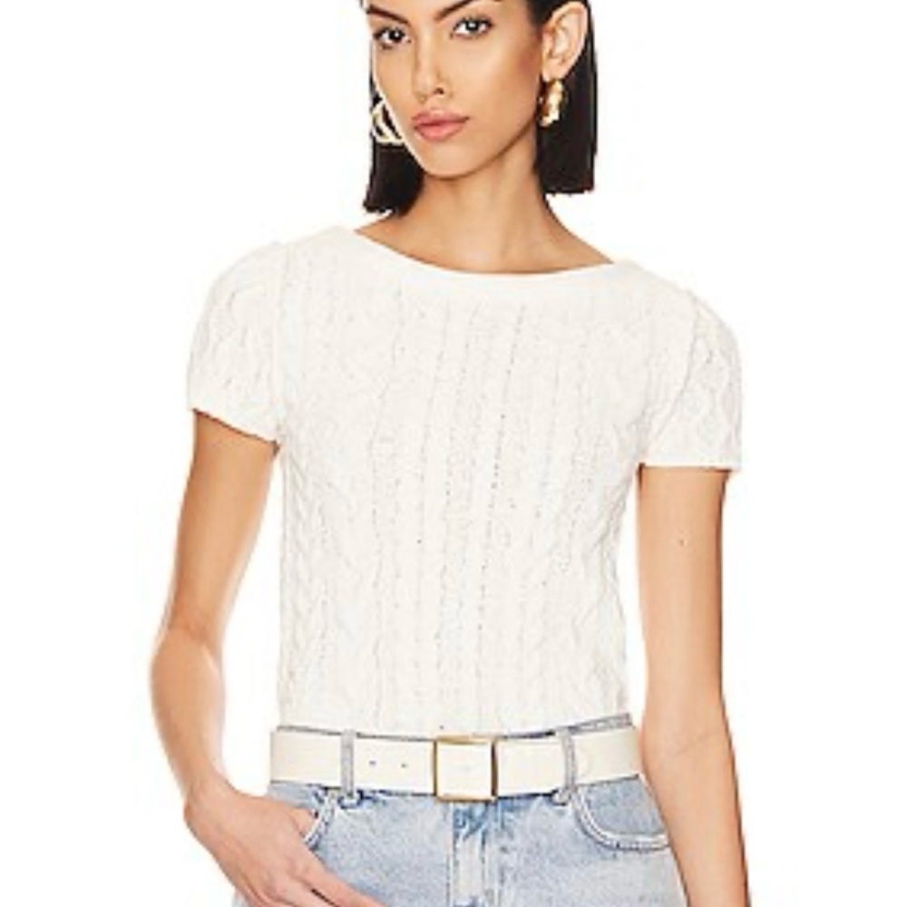 Free People Baby Cable Tee